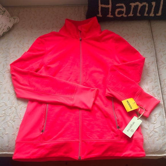 Tangerine Jackets & Coats Nwt Tangerine Zipup Running Jacket Neon
